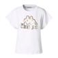 T-shirt De Ginástica Decote Redondo Em Algodão Kappa Duva - Branco T-shirt De Ginástica Decote Redondo Em Algodão Kappa Duva - Branco