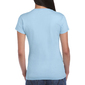 Camiseta De Manga Corta Gildan - Azul Cielo 