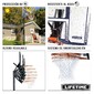 Tabela Basquetebol Ultra-resistente Lifetime Altura Regulável 244/305 Cm Uv100 - Preto Tabela Basquetebol Ultra-resistente Lifetime Altura Regulável 244/305 Cm Uv100 - Preto