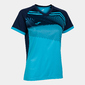 Camiseta Manga Corta Joma Supernova Ii Turquesa Flúor Marino - Azul Claro/Azul Oscuro - Camiseta Manga Corta Mujer Camiseta Manga Corta Joma Supernova Ii Turquesa Flúor Marino - Azul Claro/Azul Oscuro - Camiseta Manga Corta Mujer