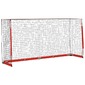 Portería De Fútbol Acero Vidaxl 366,5x91x183 Cm - Rojo - Portería De Fútbol Portería De Fútbol Acero Vidaxl 366,5x91x183 Cm - Rojo - Portería De Fútbol