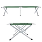 Cama De Campismo Xl 189 Cm Verde Maca Dobrável De Alumínio Com Saco De Transporte Cama De Campismo Xl 189 Cm Verde Maca Dobrável De Alumínio Com Saco De Transporte