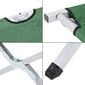 Cama De Campismo Xl 189 Cm Verde Maca Dobrável De Alumínio Com Saco De Transporte Cama De Campismo Xl 189 Cm Verde Maca Dobrável De Alumínio Com Saco De Transporte