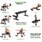 Banco De Musculación Fb80 Flat Bench Tunturi. Banco De Musculación Fb80 Flat Bench Tunturi.