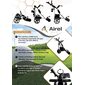 Airel Carrito De Golf Eléctrico Plegable - Blanco Airel Carrito De Golf Eléctrico Plegable - Blanco