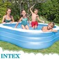 Piscina Insuflável Intex Quadrada 229x229x56 Cm - 1.215 Litros - Azul Piscina Insuflável Intex Quadrada 229x229x56 Cm - 1.215 Litros - Azul