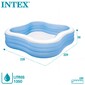 Piscina Insuflável Intex Quadrada 229x229x56 Cm - 1.215 Litros - Azul Piscina Insuflável Intex Quadrada 229x229x56 Cm - 1.215 Litros - Azul