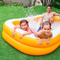 Piscina Insuflável Intex - Laranja - Piscina Retangular 229x152x48cm Piscina Insuflável Intex - Laranja - Piscina Retangular 229x152x48cm