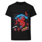 Camiseta Wall Crawler Spiderman Niños Marvel - Negro 