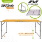 Mesa Plegable Altura Regulable De Camping Madera Aktive Mesa Plegable Altura Regulable De Camping Madera Aktive