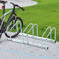 Estacionamento 3 Bicicleitas Homcom Aa0-023 - Prata Estacionamento 3 Bicicleitas Homcom Aa0-023 - Prata