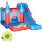 Castelo Insuflável Outsunny 342-061v90 - Multicor - Tecido de Oxford e Poliéster Castelo Insuflável Outsunny 342-061v90 - Multicor - Tecido de Oxford e Poliéster