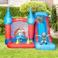 Castelo Insuflável Outsunny 342-061v90 - Multicor - Tecido de Oxford e Poliéster Castelo Insuflável Outsunny 342-061v90 - Multicor - Tecido de Oxford e Poliéster