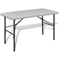Mesa Dobrável De Jardim, 122 Cm Hdpe Branco Mesa Dobrável De Jardim, 122 Cm Hdpe Branco