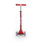 Patinete Infantil Maxi Micro Deluxe Rojo Led - Rojo Patinete Infantil Maxi Micro Deluxe Rojo Led - Rojo