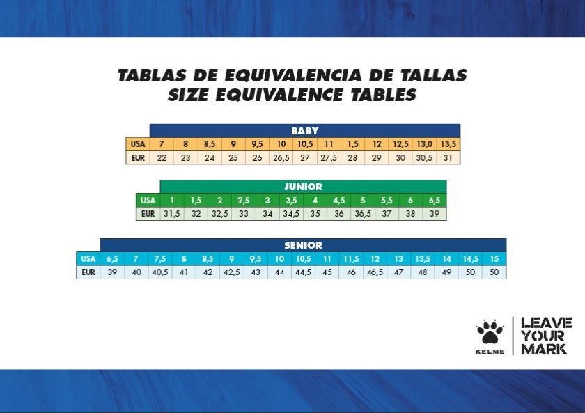 Guía de tallas Guía de tallas