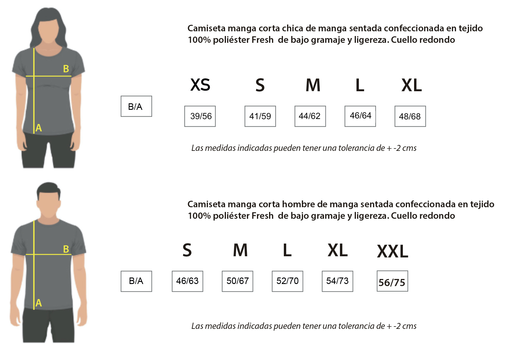 Guía de tallas Guía de tallas
