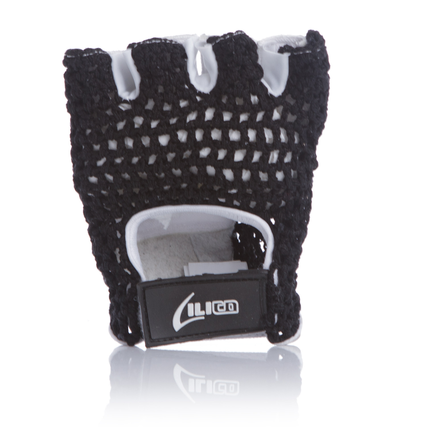 Guantes Rejilla Fitness ILICO Negro talla S