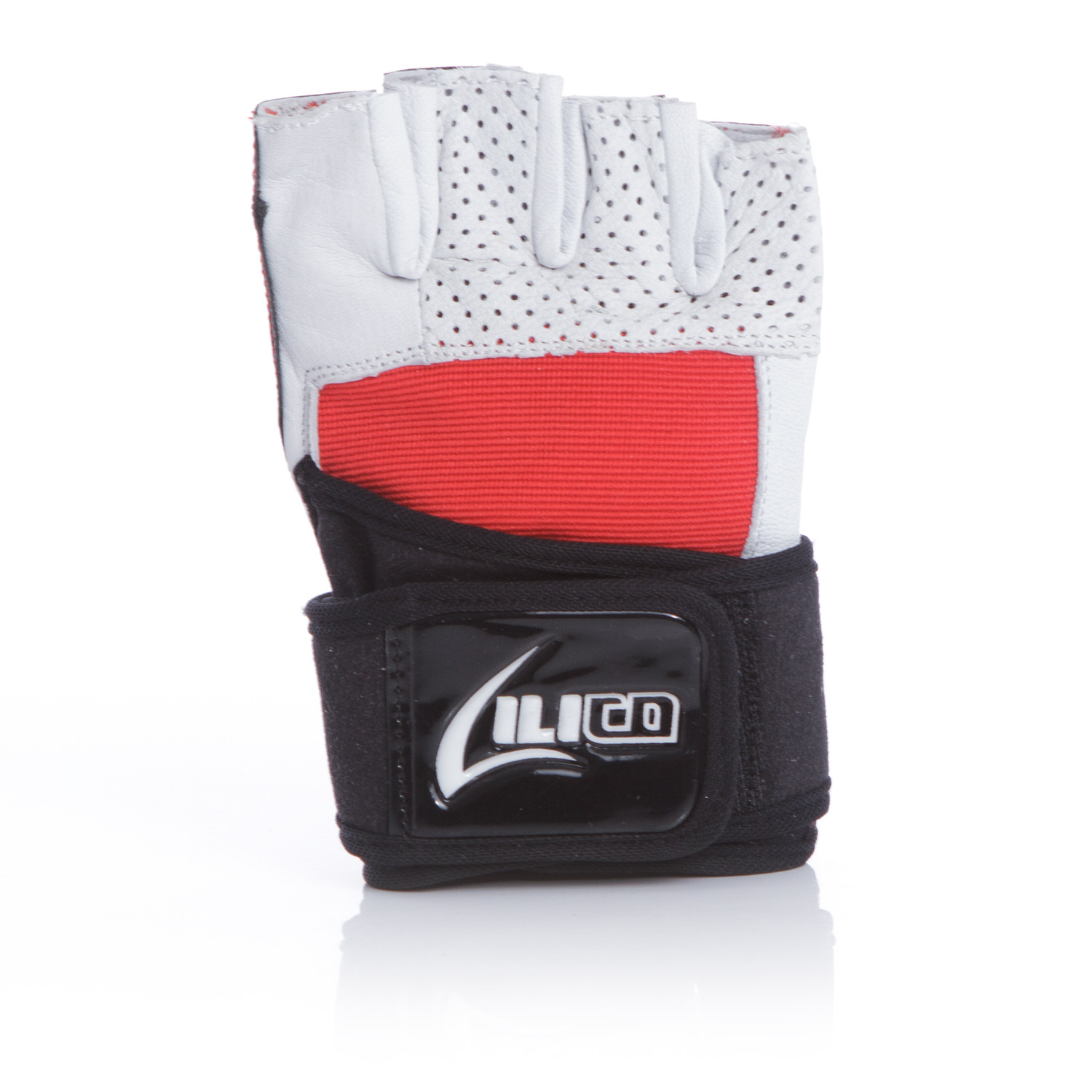 Guantes ILICO FITNESS II Blanco Rojo talla L