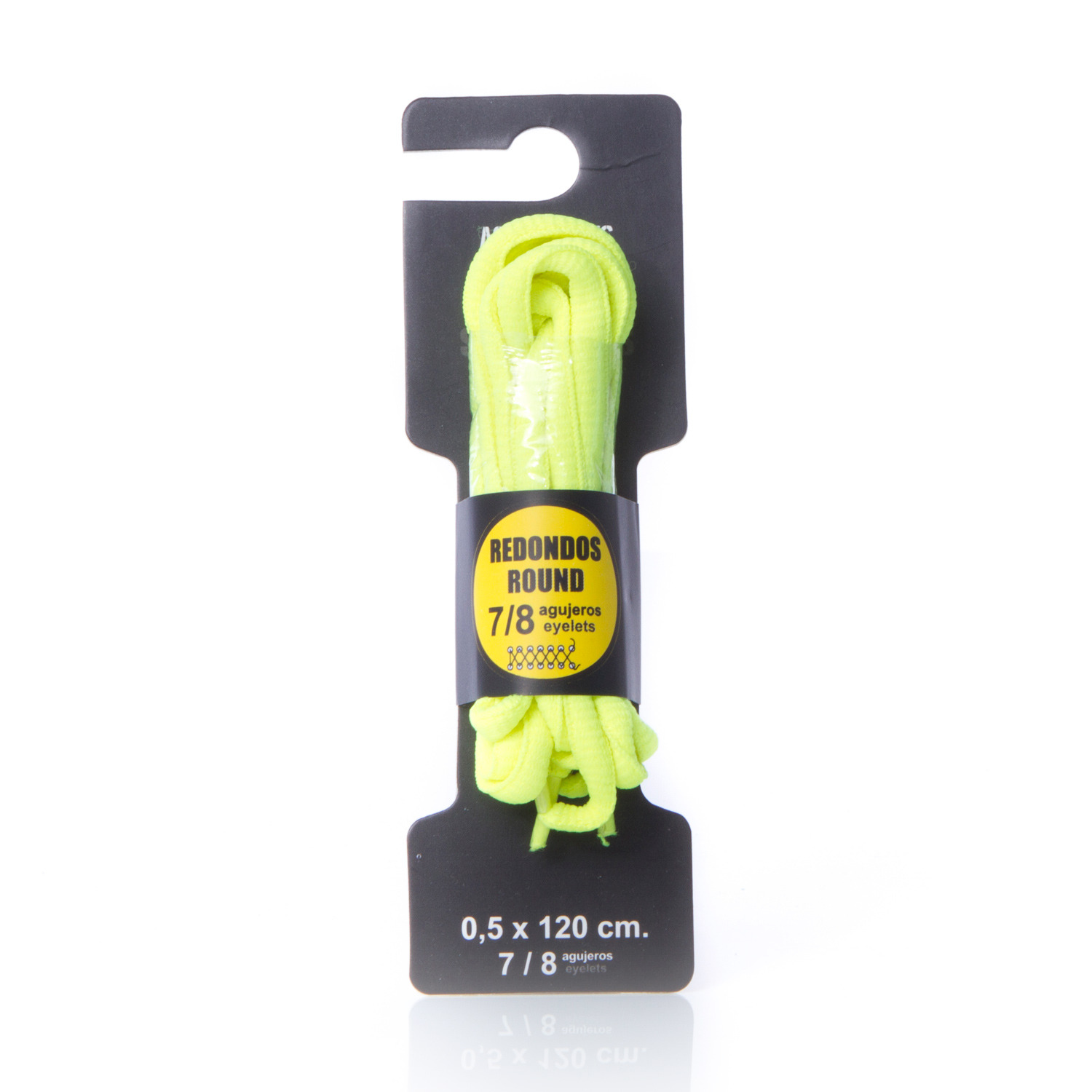 Cordones SILVER Amarillo Flúor talla T.U.