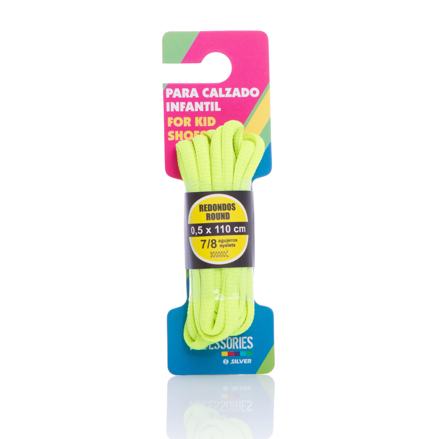 Cordoneras Silver - Amarillo - Cordones Niño talla T.U.