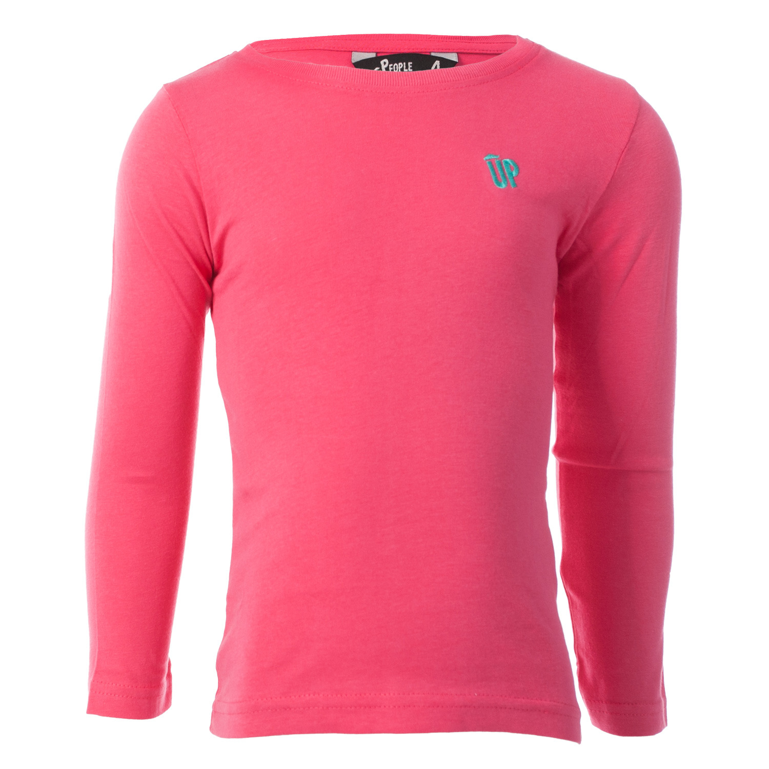 UP Camiseta manga larga niña color rosa fucsia (2-8) talla 2