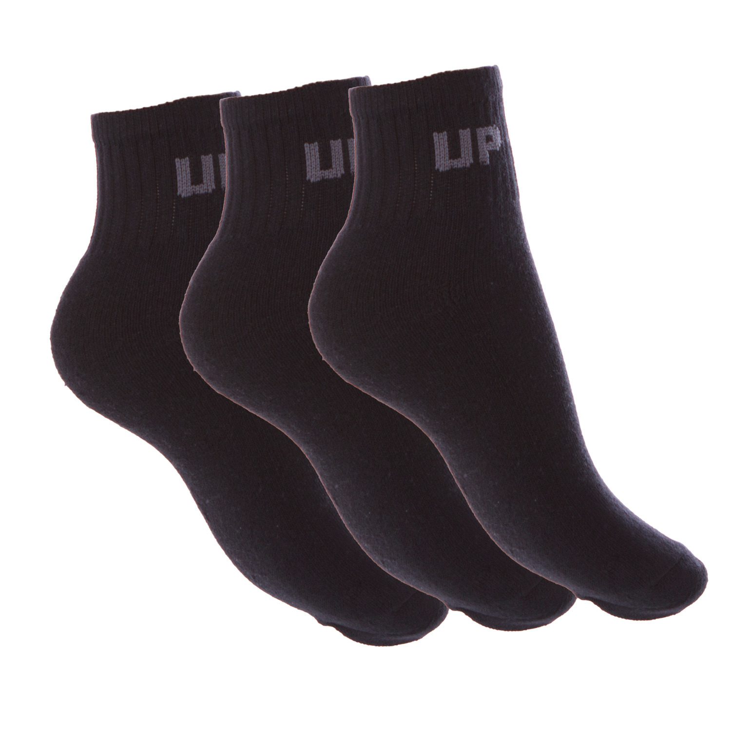 Calcetines Cortos UP - Negro - Calcetines Unisex talla 2XS