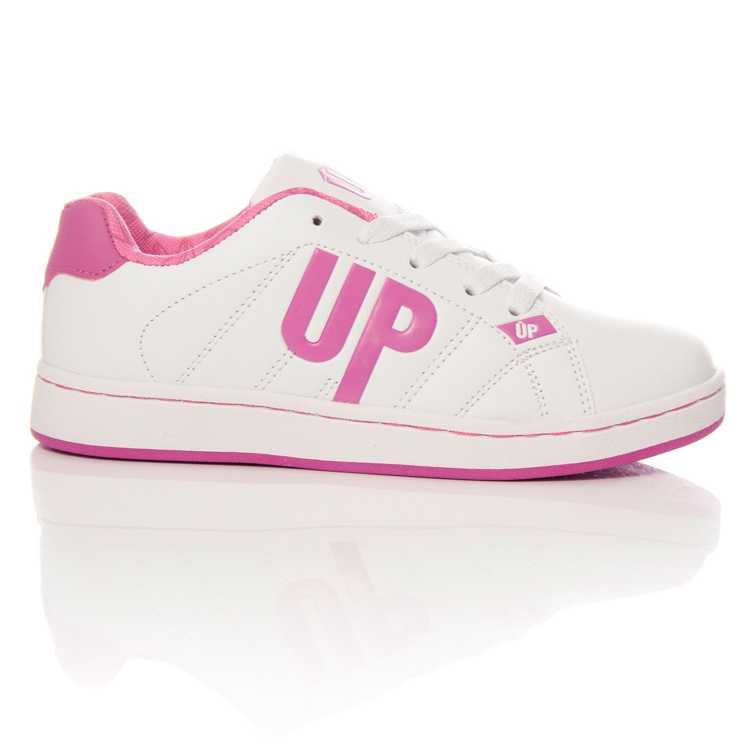 Zapatillas Up Blanco Fucsia Niña (28-36) talla 28