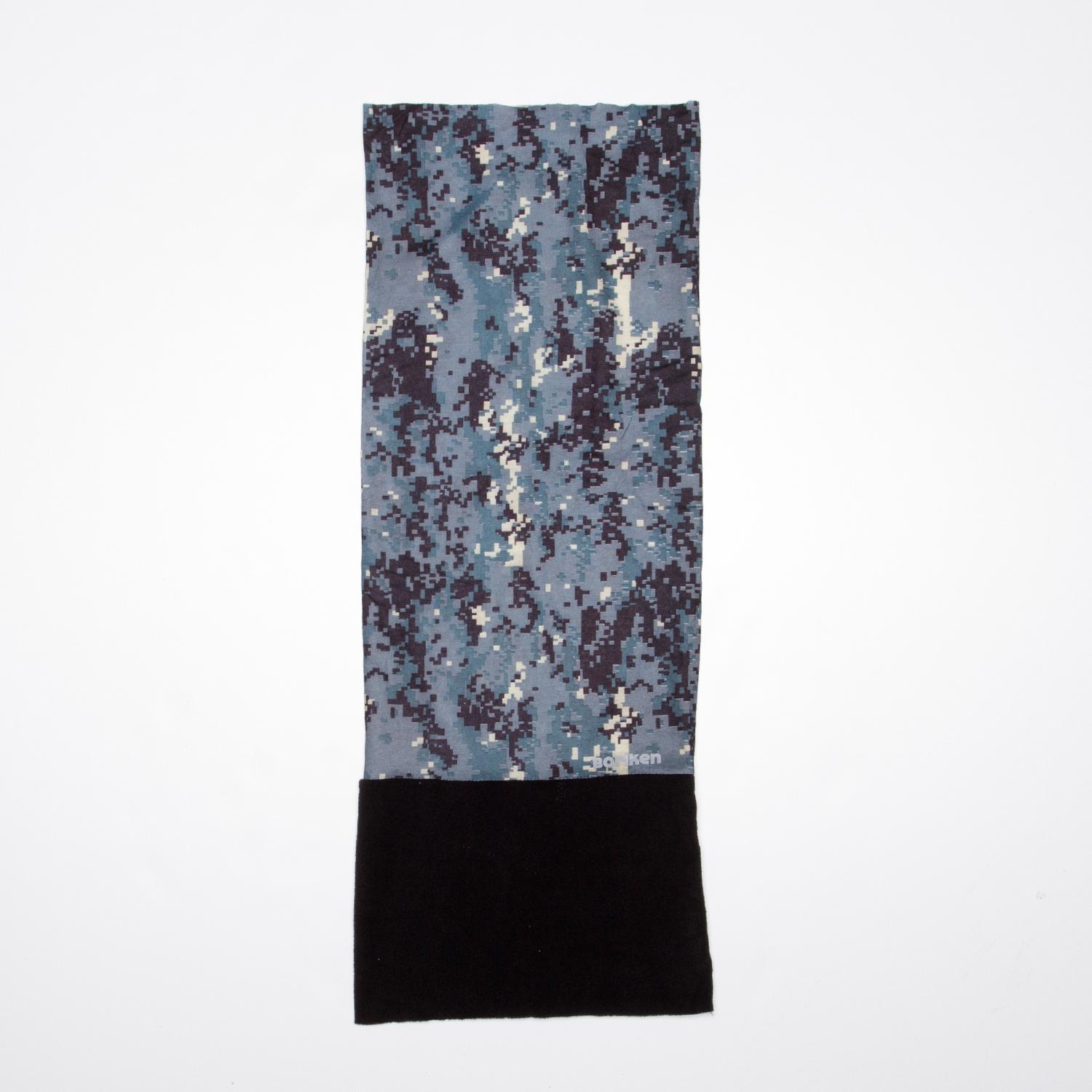 Bufanda Tubular Polar Estampado Gris talla T.U.