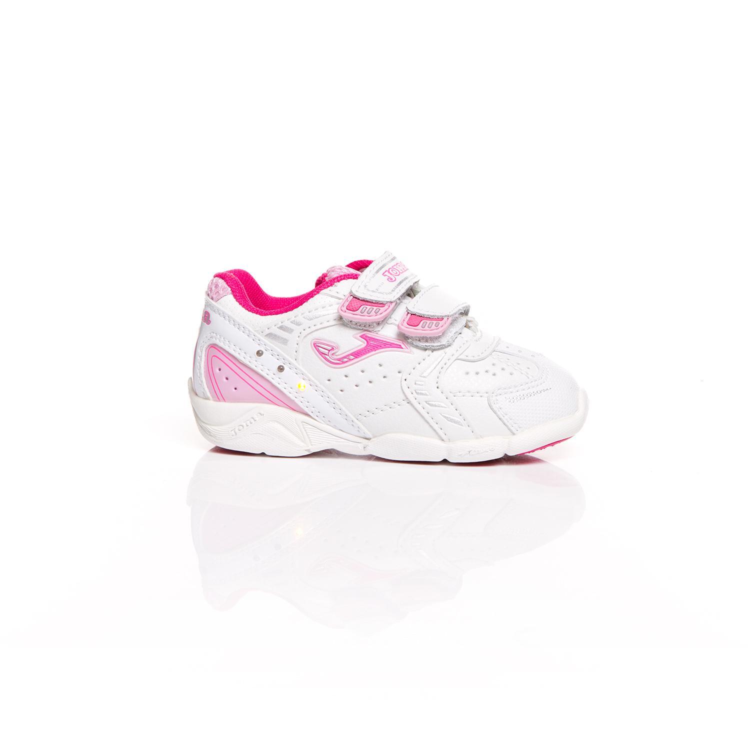Joma City - Branco/Rosa - Sapatilhas Velcro Menina tamanho 24 Branco female