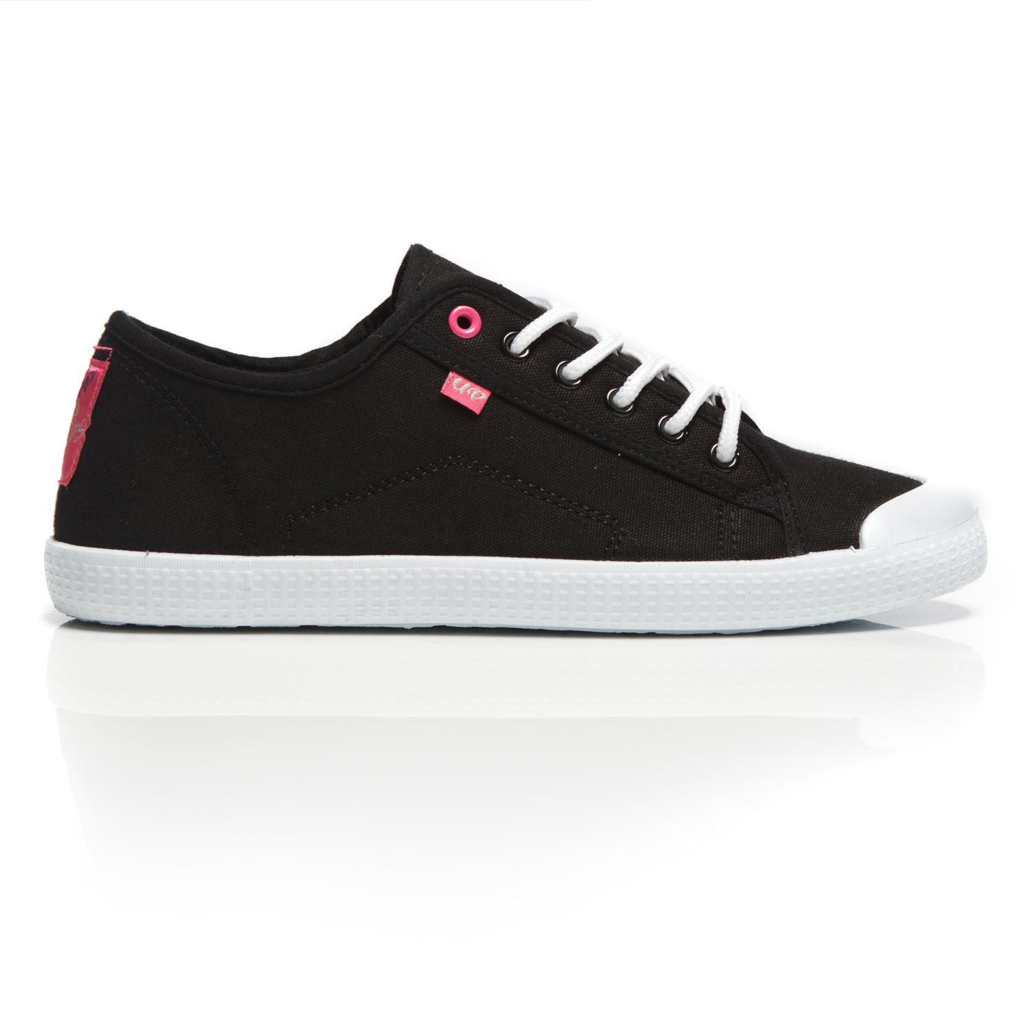Zapatillas Lona Up Toecap Negro Mujer talla 37