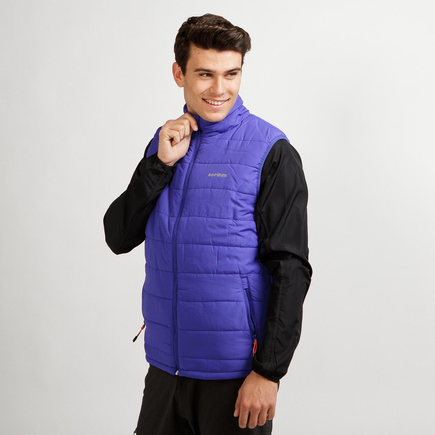 Chaleco Acolchado Boriken Azul Caballero talla M