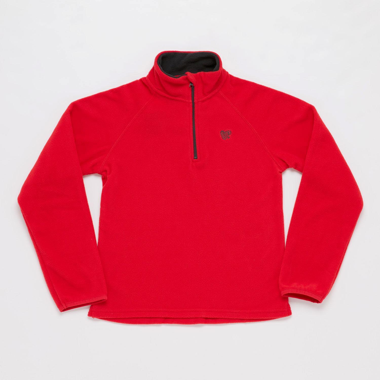 Sudadera Polar Up Basic - Rojo - Forro polar niño talla 10