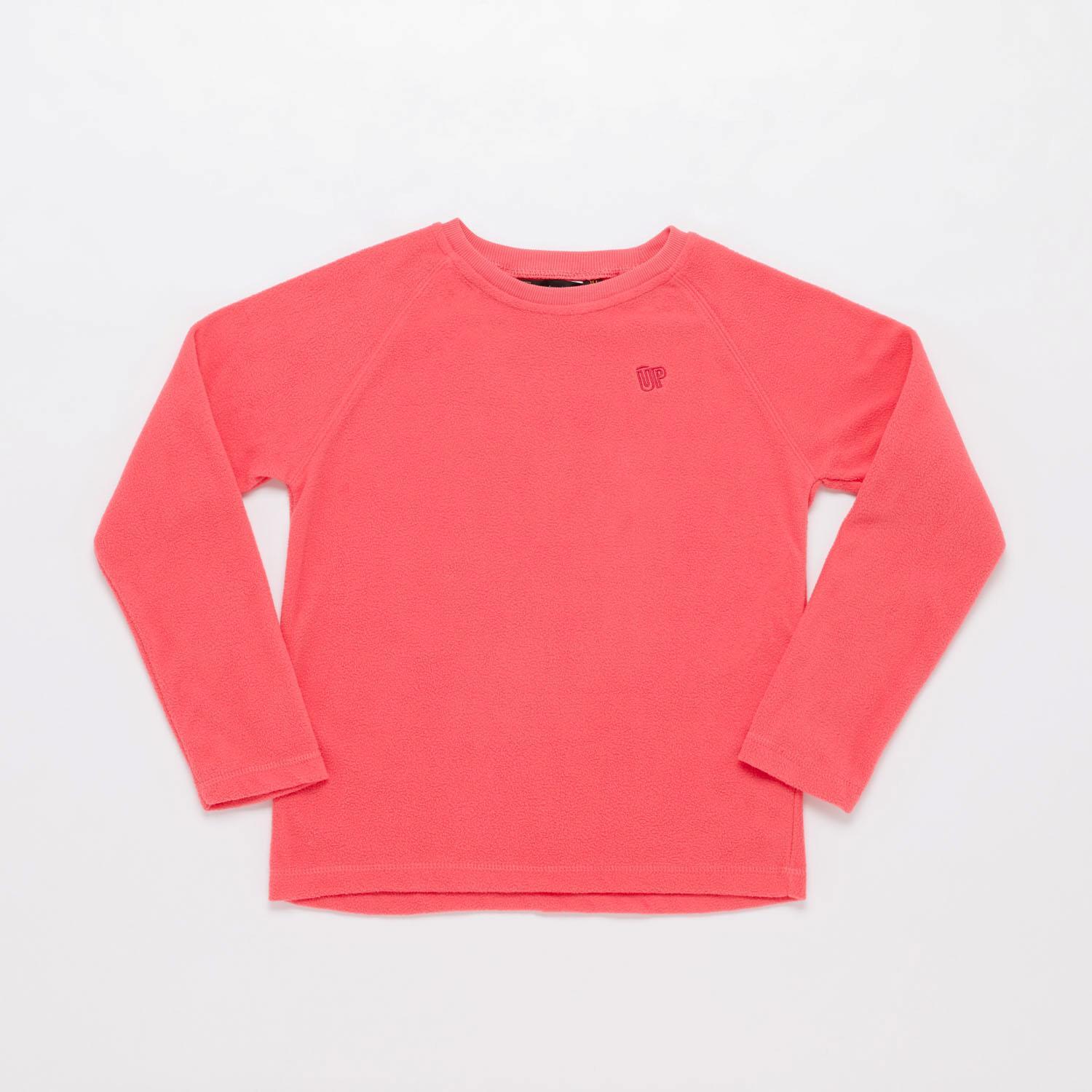 Camiseta Manga Larga Up Basic - Rosa fresa - Camiseta niña talla 12