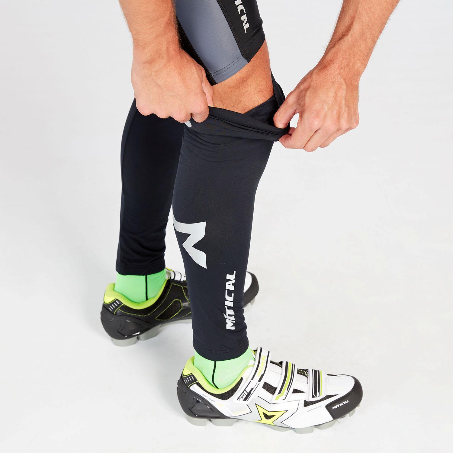 Pernera Ciclismo Mitical - Negro - Pernera hombre talla T.U.