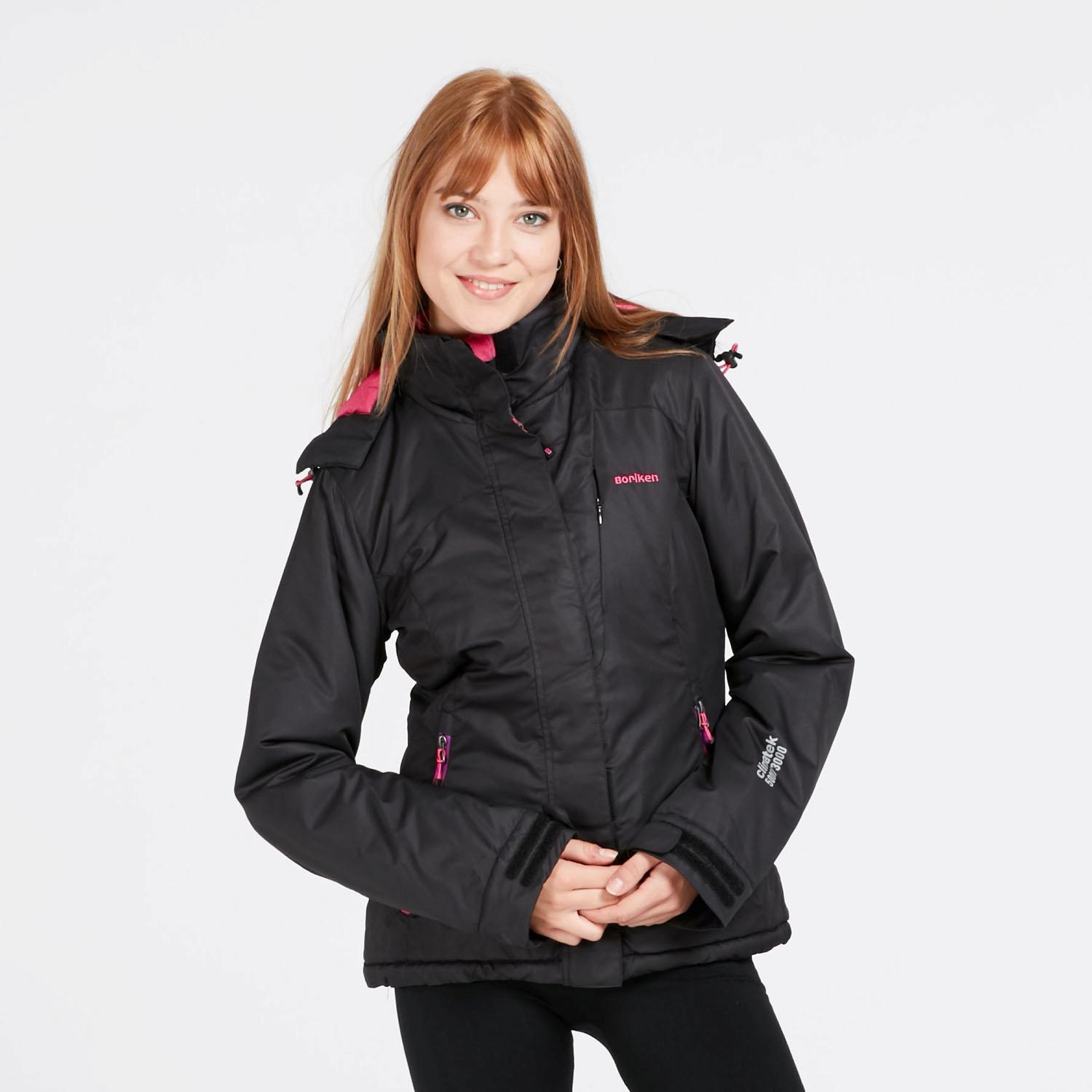 Chaqueta Montaña Boriken Olive Negra Mujer - 3ªCapa: Protección térmica talla L