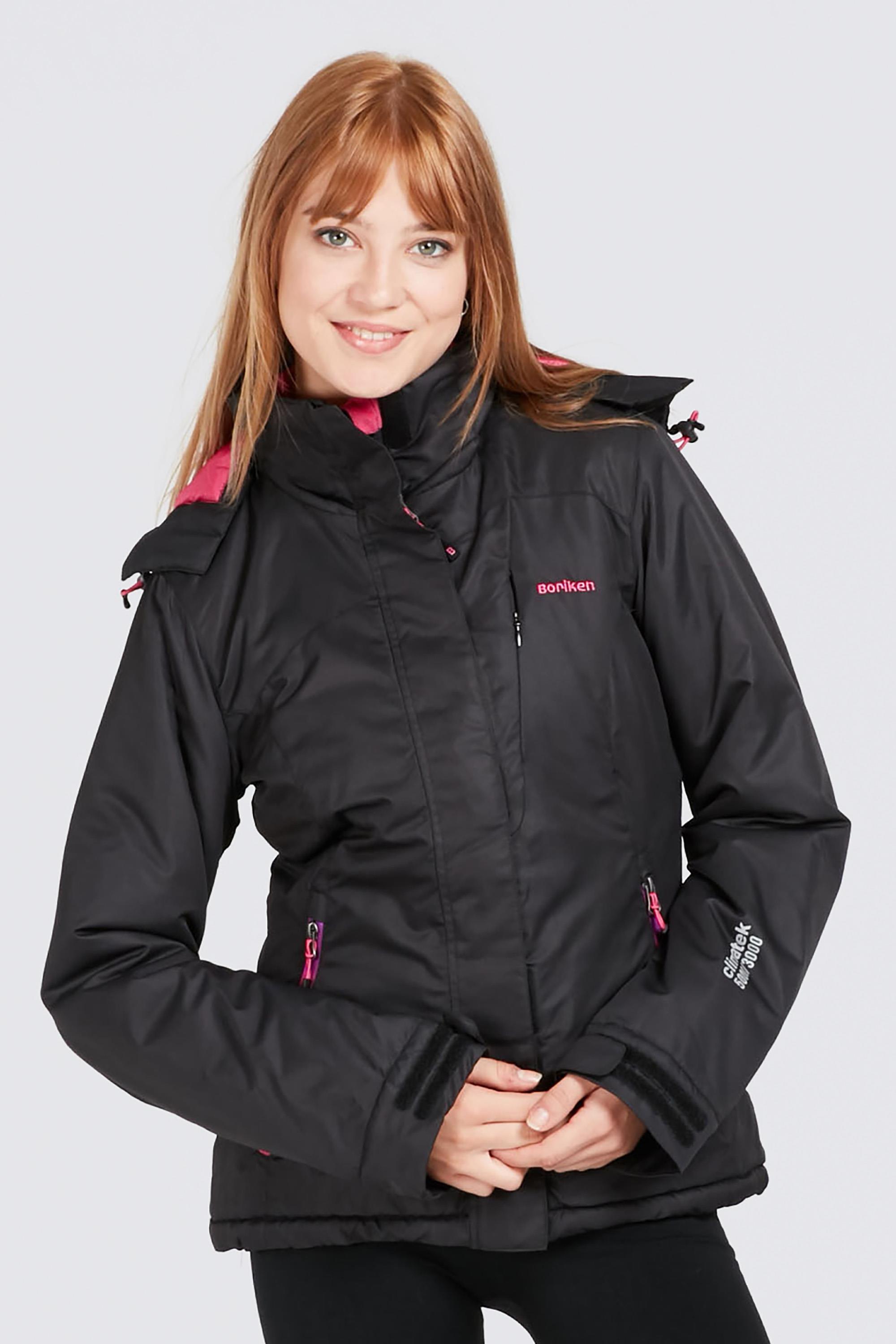 Chaqueta Montaña Boriken Olive Negra Mujer - 3ªCapa: Protección térmica talla 2XS