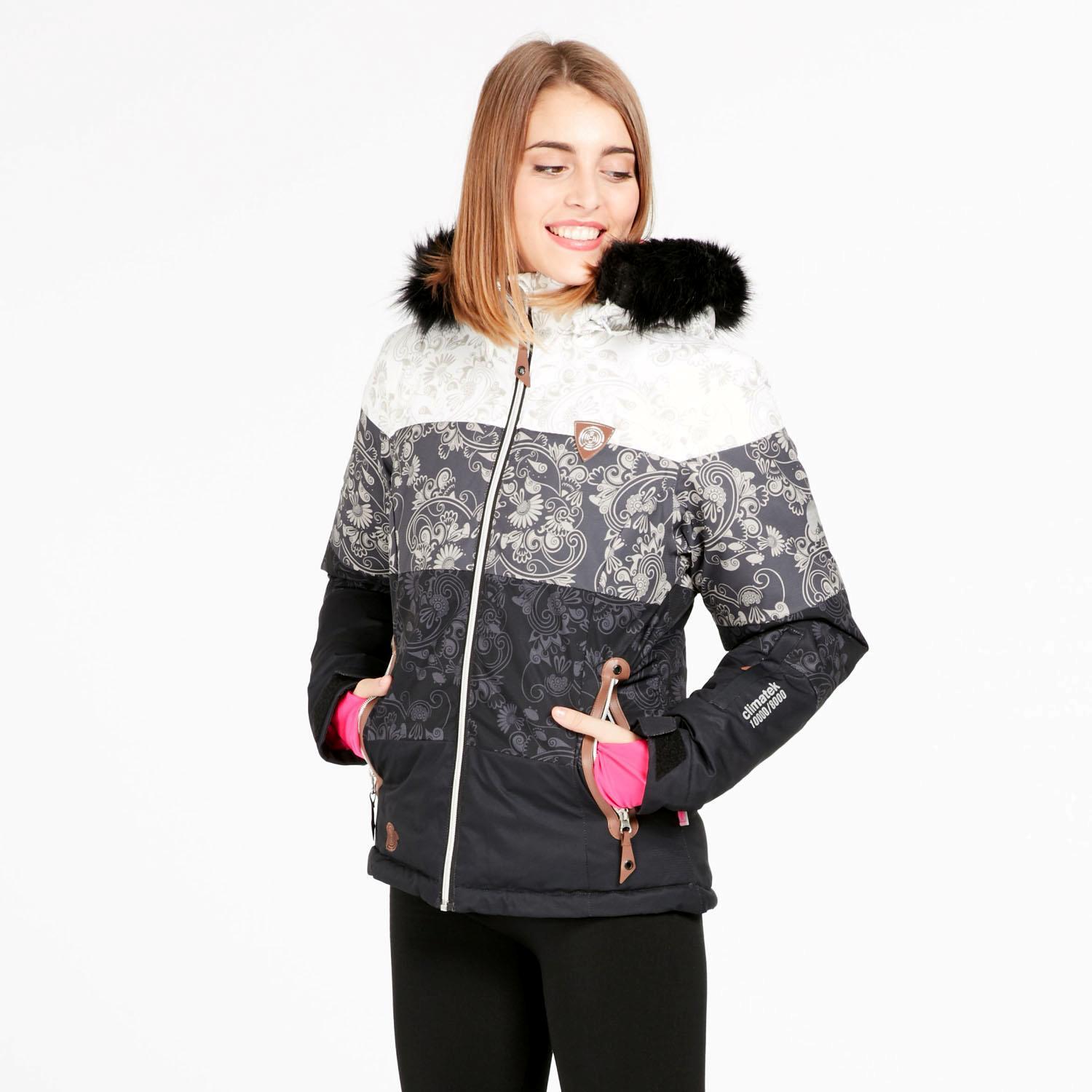 Chaqueta Nieve Plumas Boriken Eufana Tricolor Mujer - 3ªCapa: Protección térmica nieve talla S