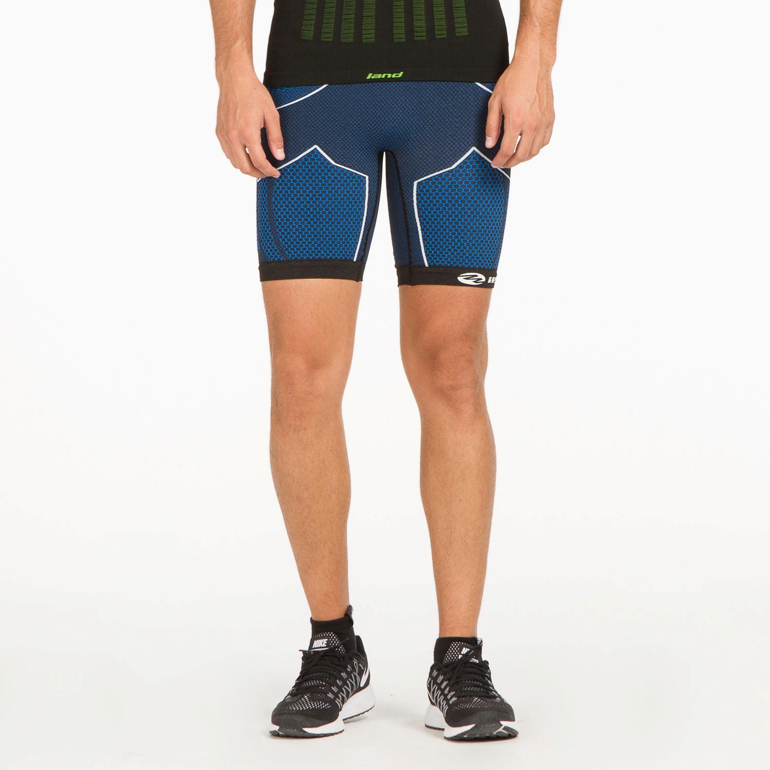Malla Compresión Fuerte Ipso - Azul - Bermuda Compresión hombre talla XS