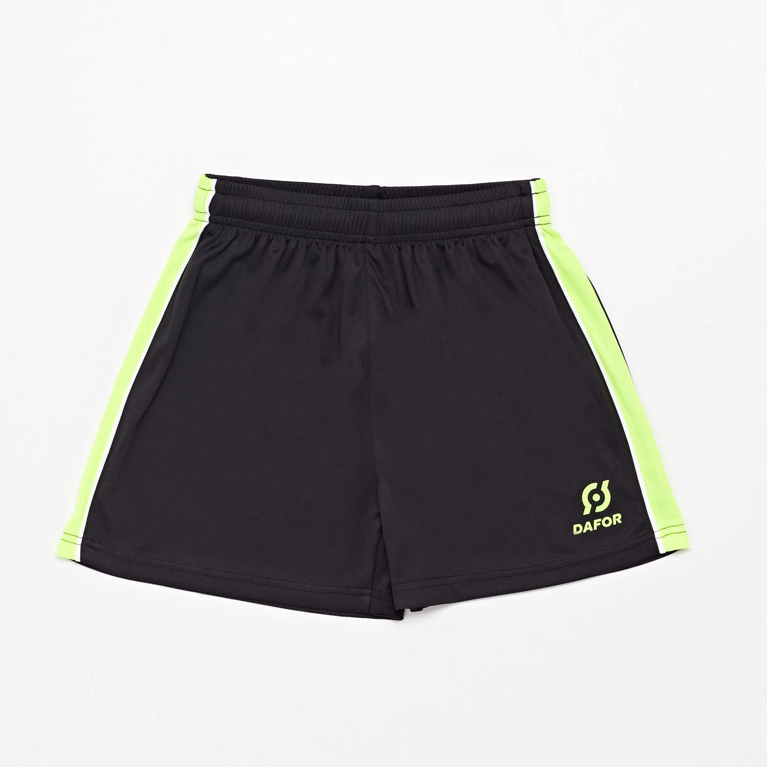 Pantalón Fútbol Dafor Negro Niño (6-16) talla 6