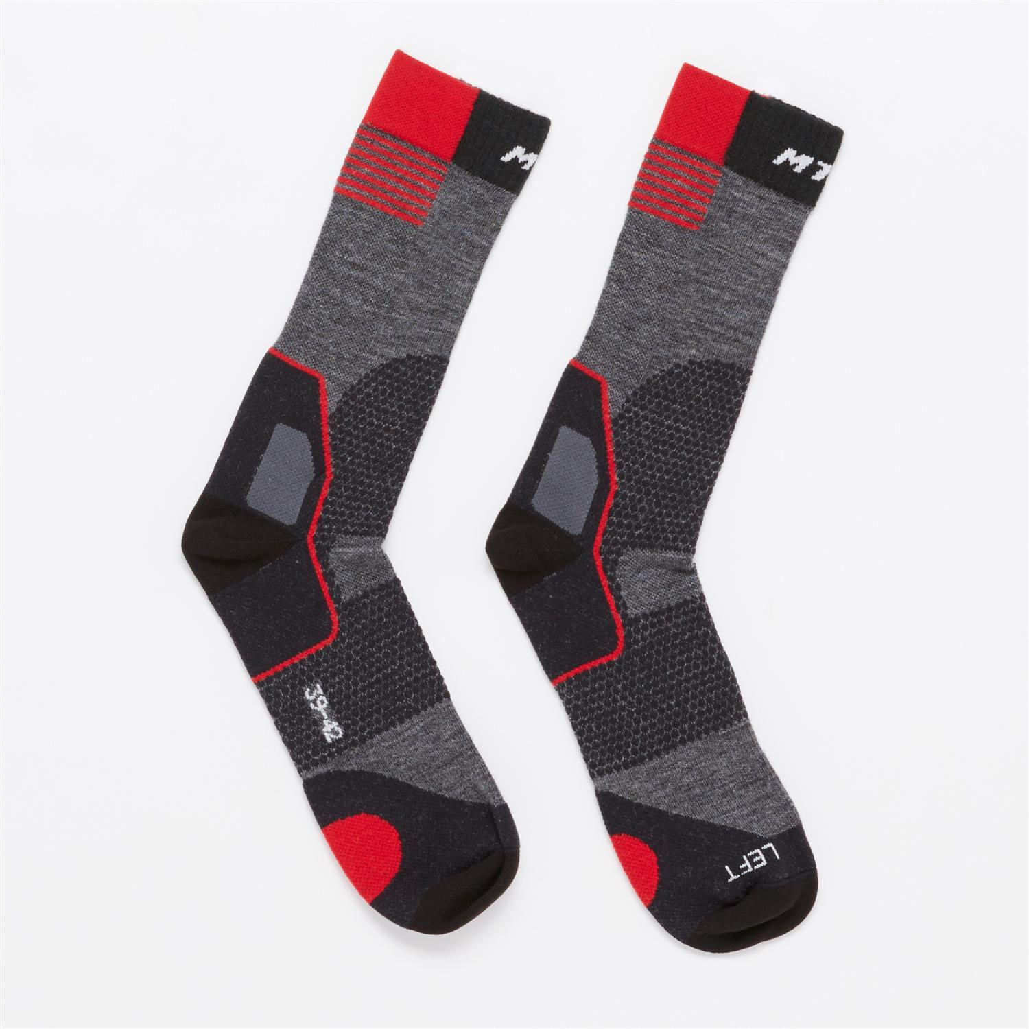 Calcetín Ciclismo Térmico Mítical Gris Hombre talla M