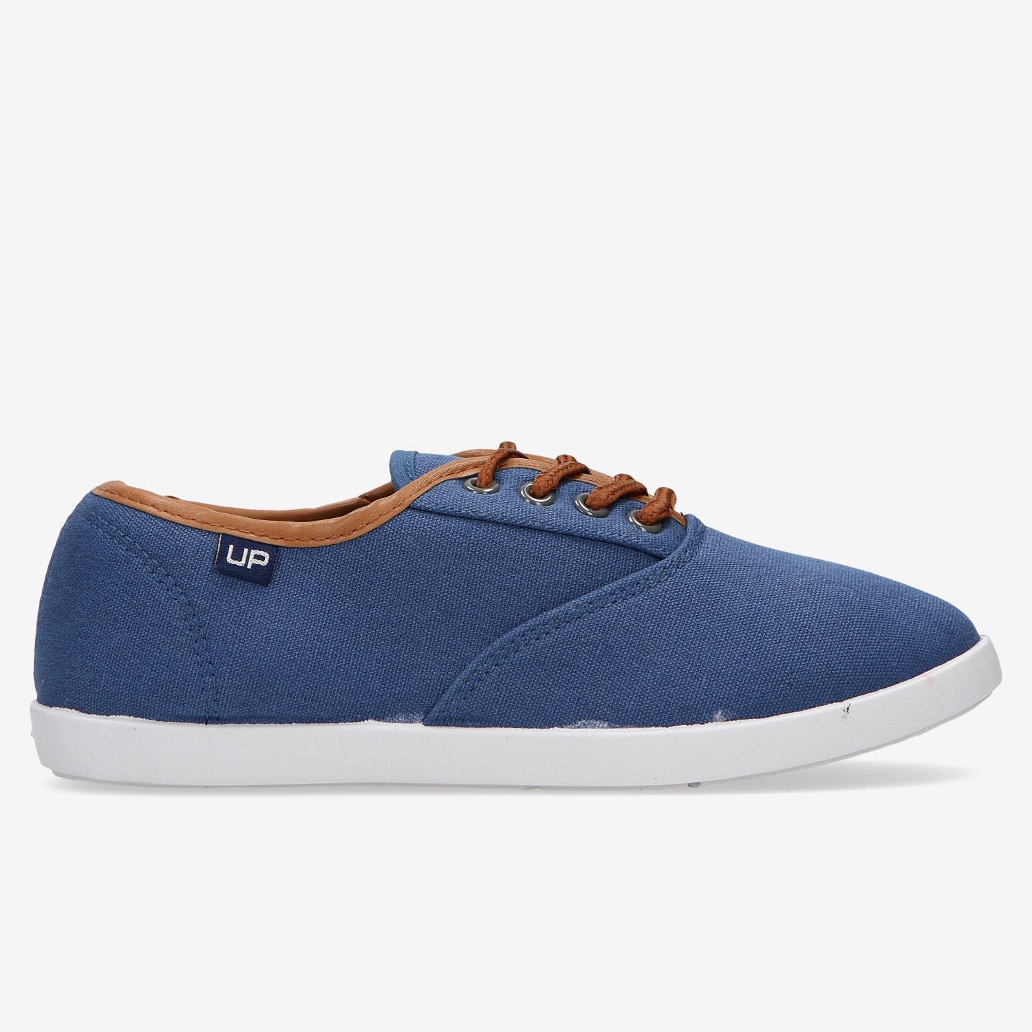 Zapatillas Lona Azules Marino Mujer Up talla 34