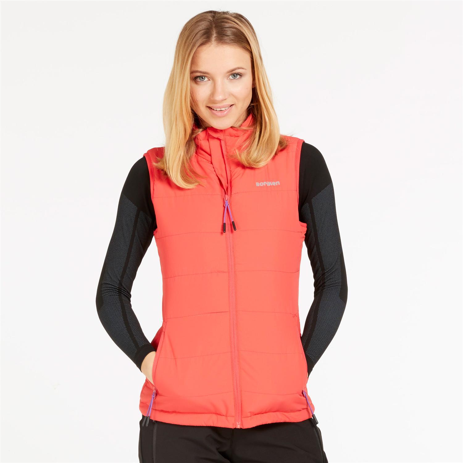 Chaleco Montaña Boriken Rojo Mujer talla M