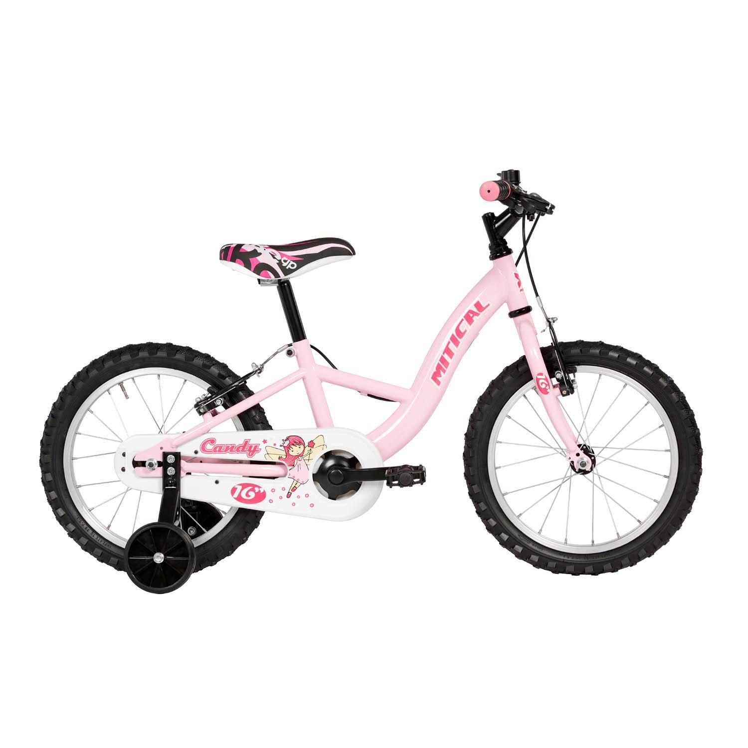 Bicicleta Mitical 16 Blanco Fucsia Niña talla T.U.