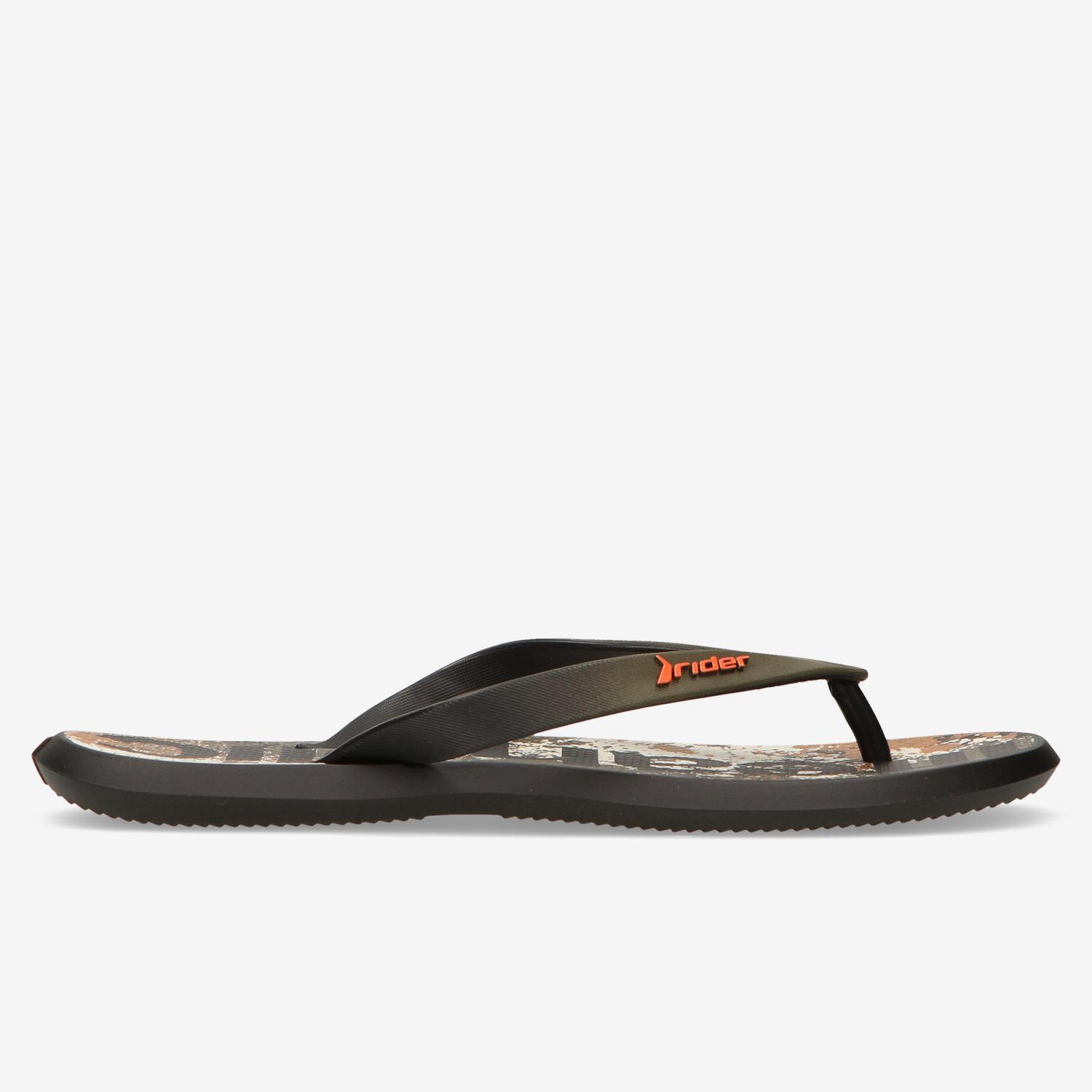 Chanclas Negro Hombre Rider Energy talla 46