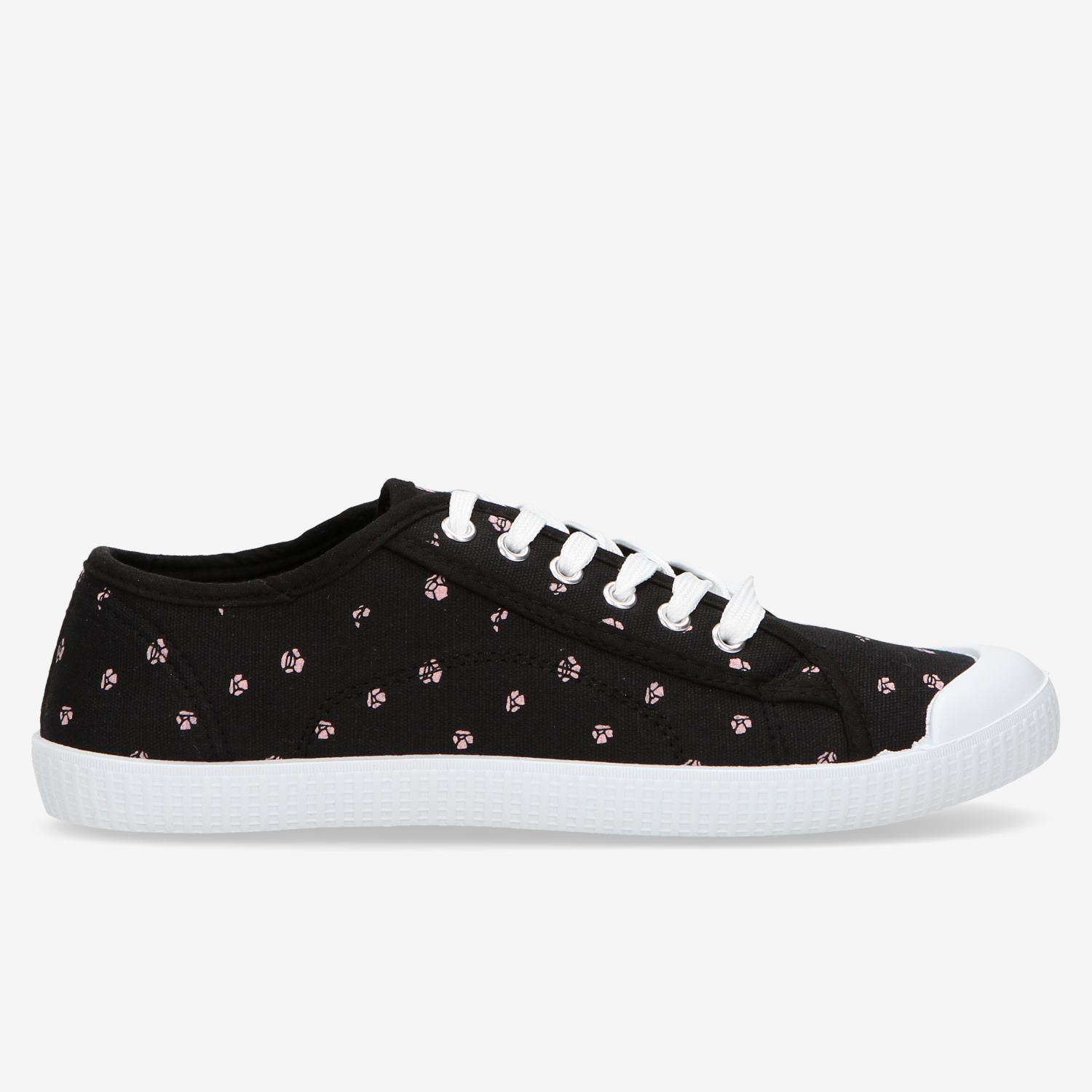 Zapatillas Lona Up Bico - Negras - Zapatillas mujer talla 41