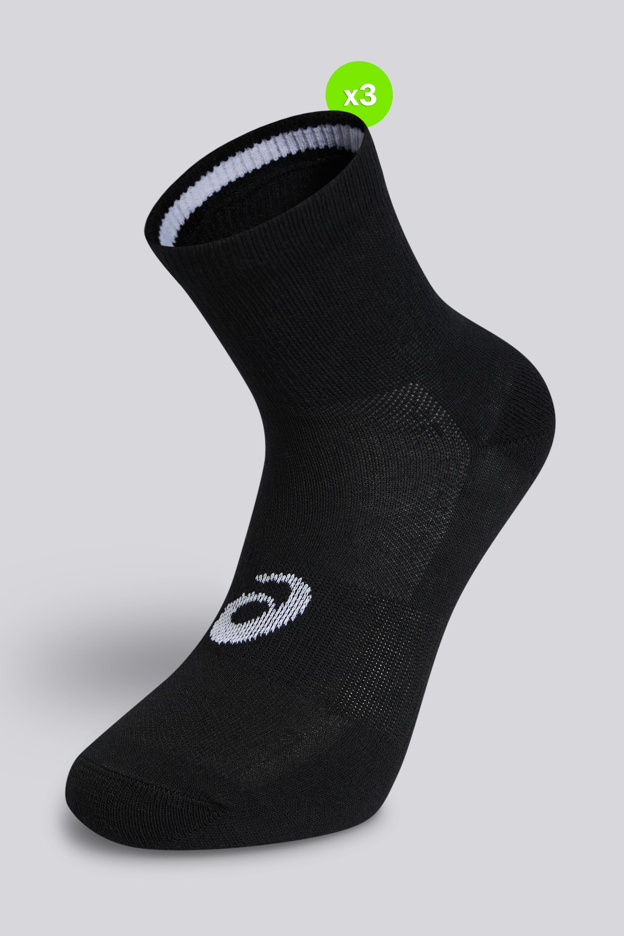 Calcetines Running Asics Negros - Calcetines hombre talla