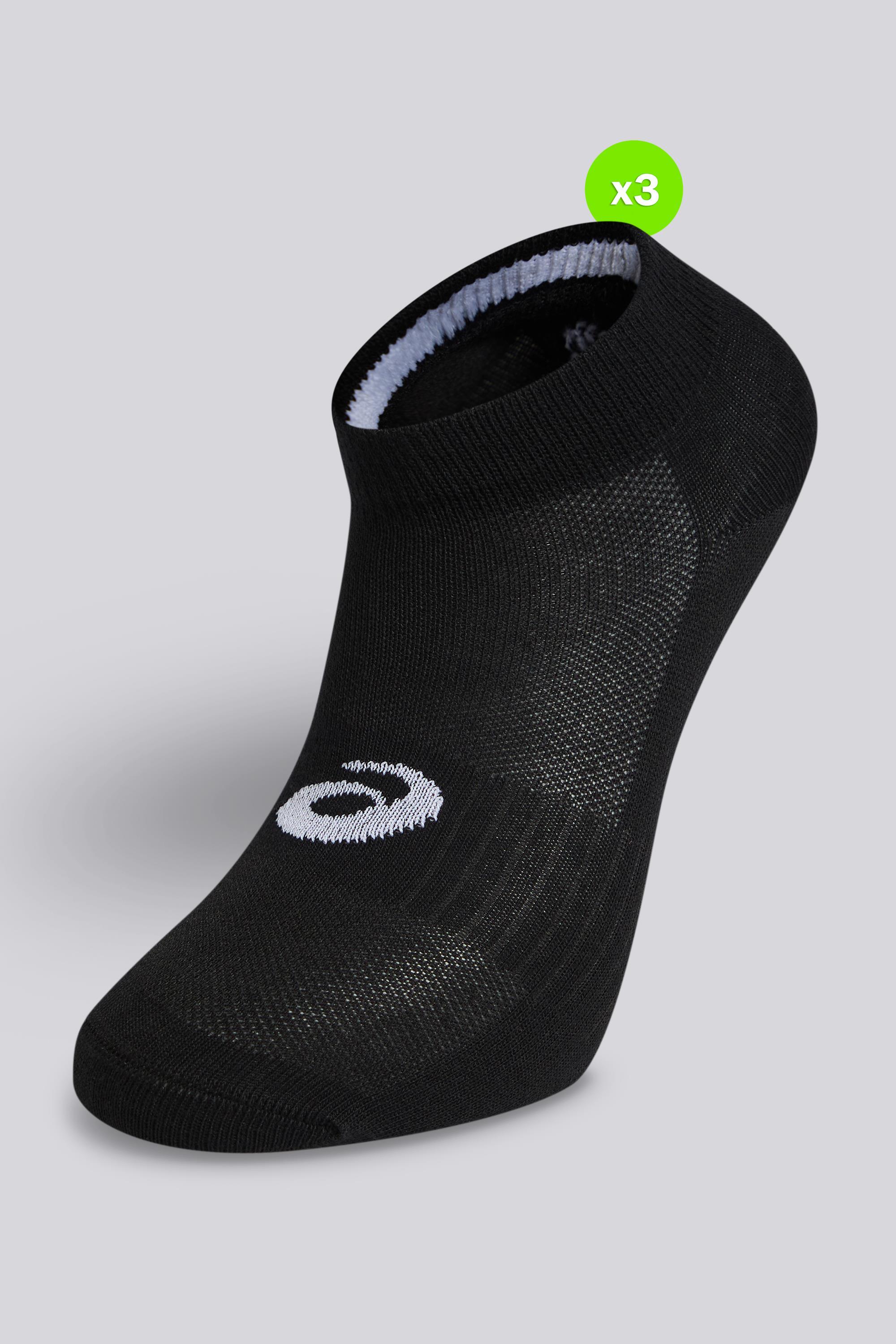 Calcetines Cortos Running Asics Negros talla M