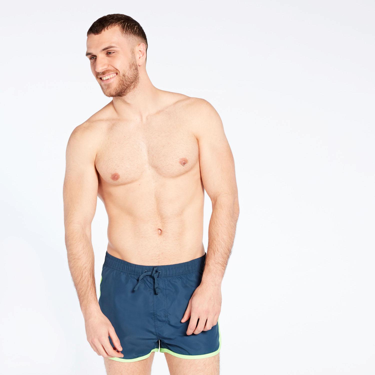 Bañador Joma - Marino Lima - Bañador Corto hombre talla M