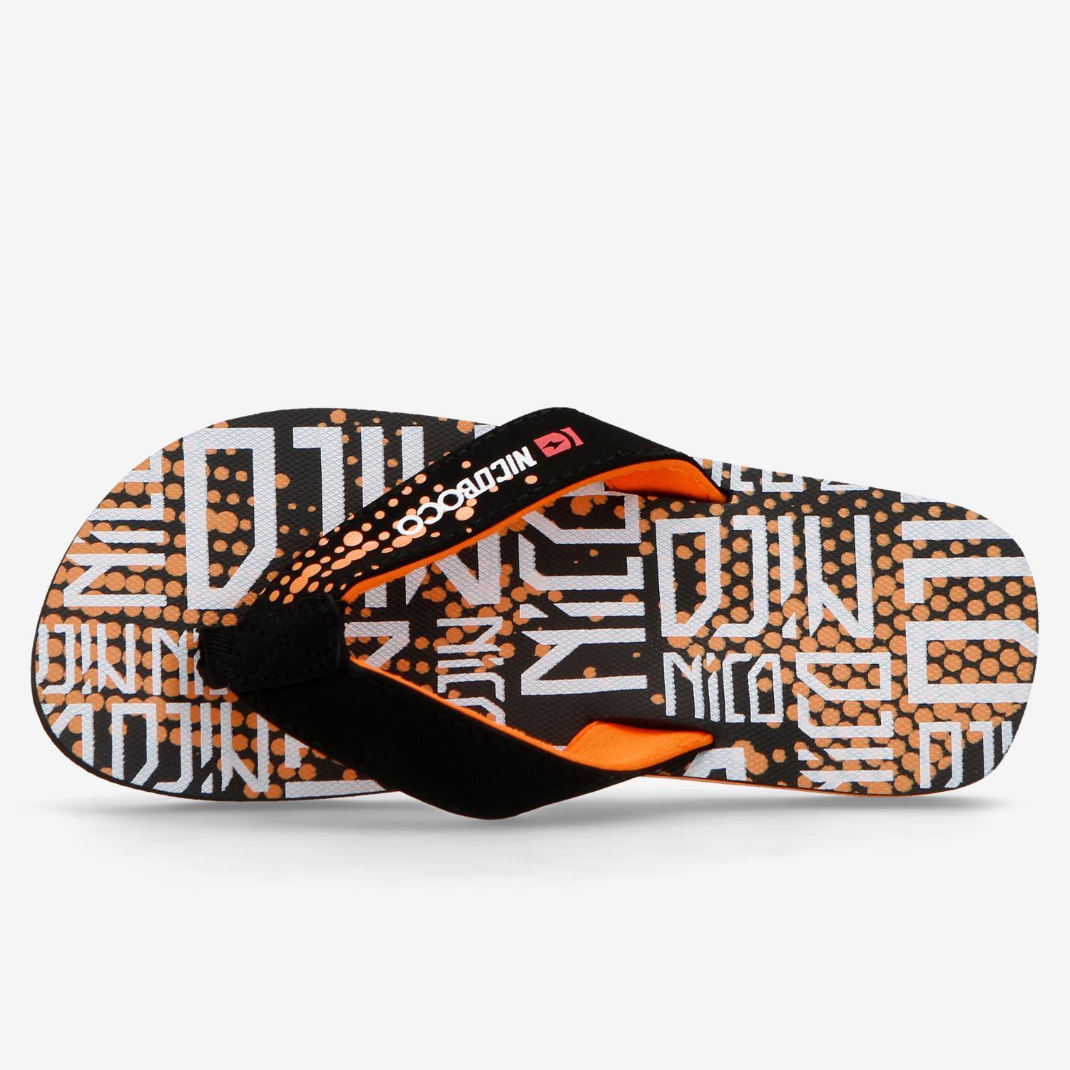 Chanclas Nicoboco Tokero Junior - Negro - Chanclas Dedo talla 36
